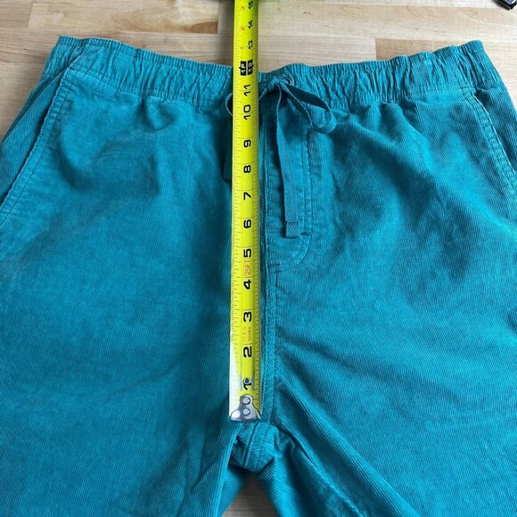 PrAna Canyon Camp Short Cove Green Mens Medium 7” Corduroy Standard Elastic NWT - Picture 9 of 11